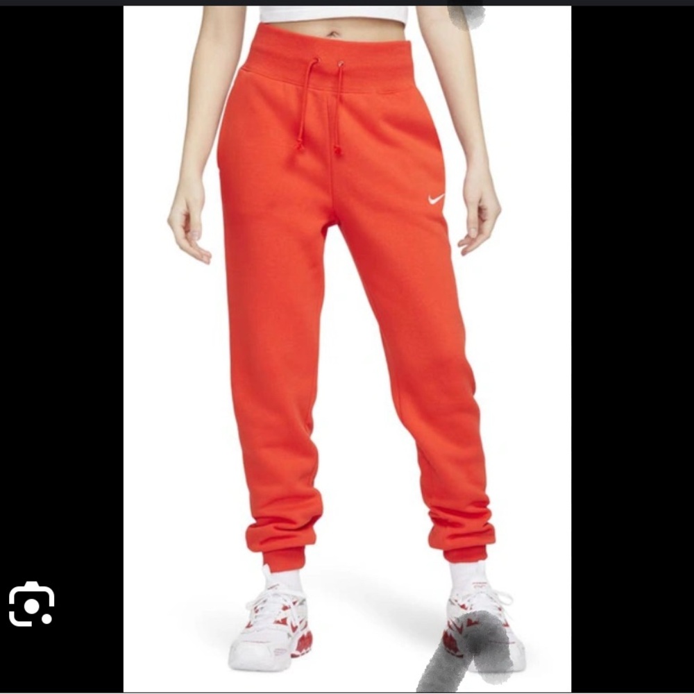 Nike Bright Red orange Sweatpants joggers